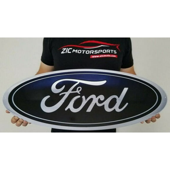 Ford Blue Oval Emblem Steel Sign