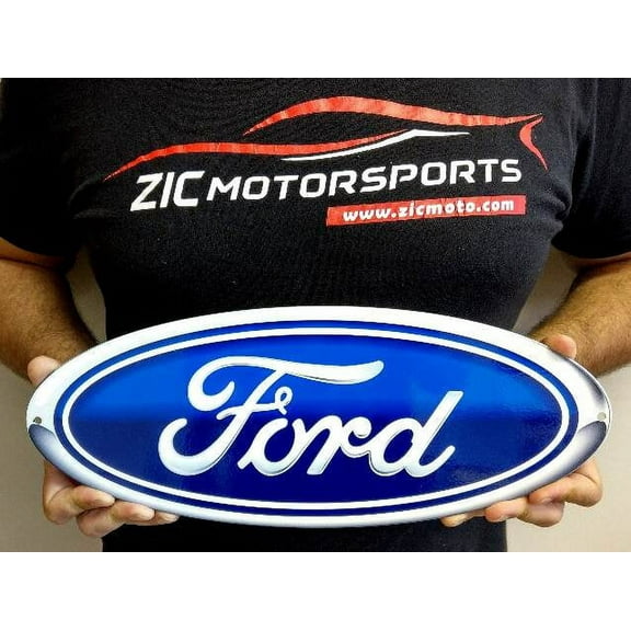 Ford Blue Oval Gradient Steel Sign