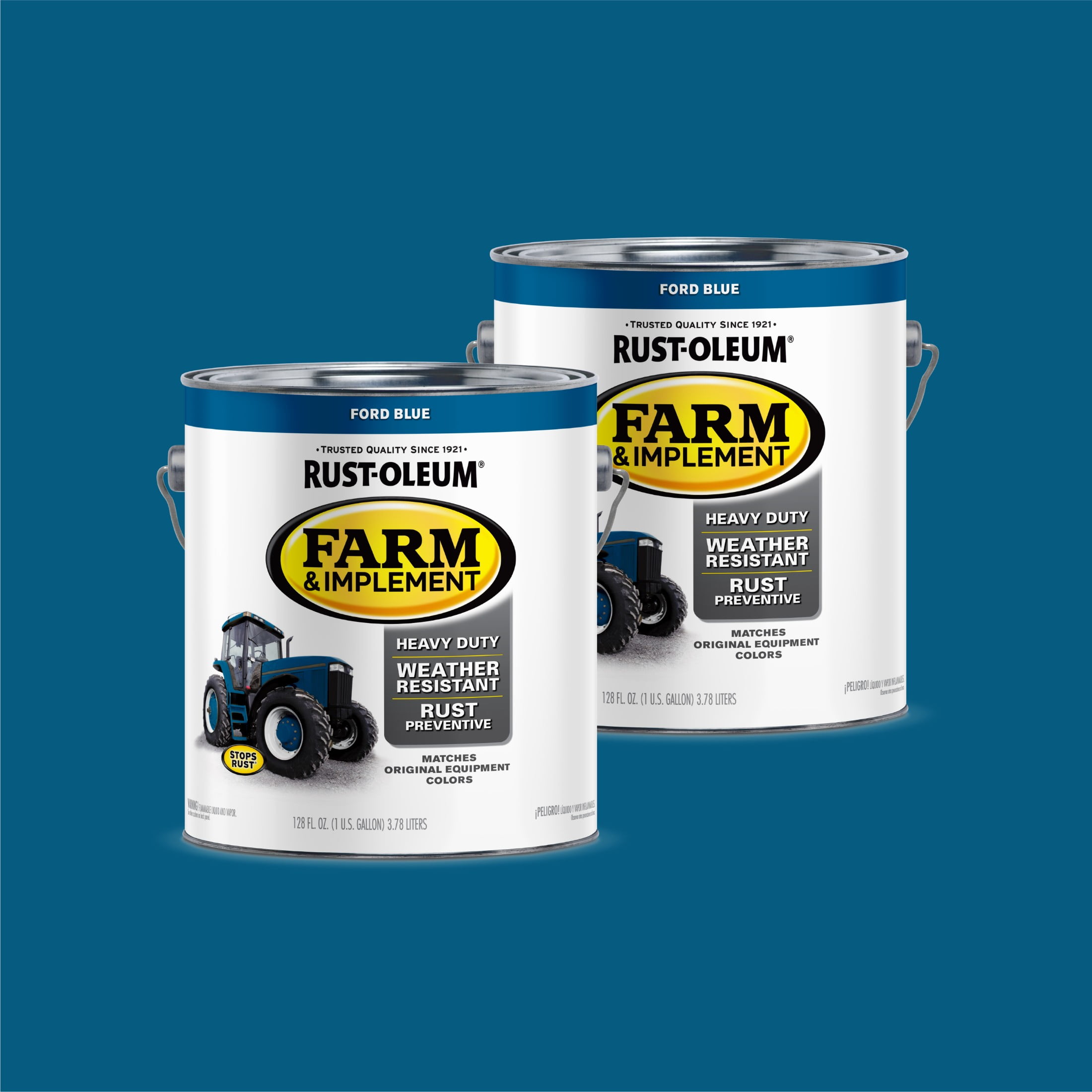 2 Pack, Ford Blue , Rust-Oleum Specialty Gloss Farm and Implement