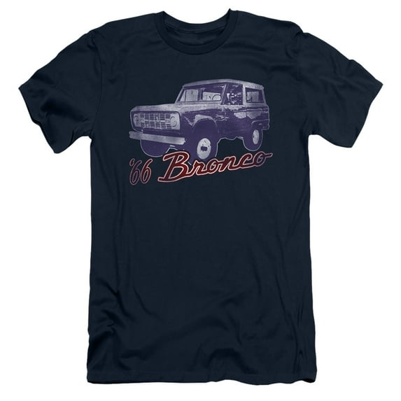 Ford Bronco 66 Bronco Classic S/S Adult 30/1 T-Shirt Navy