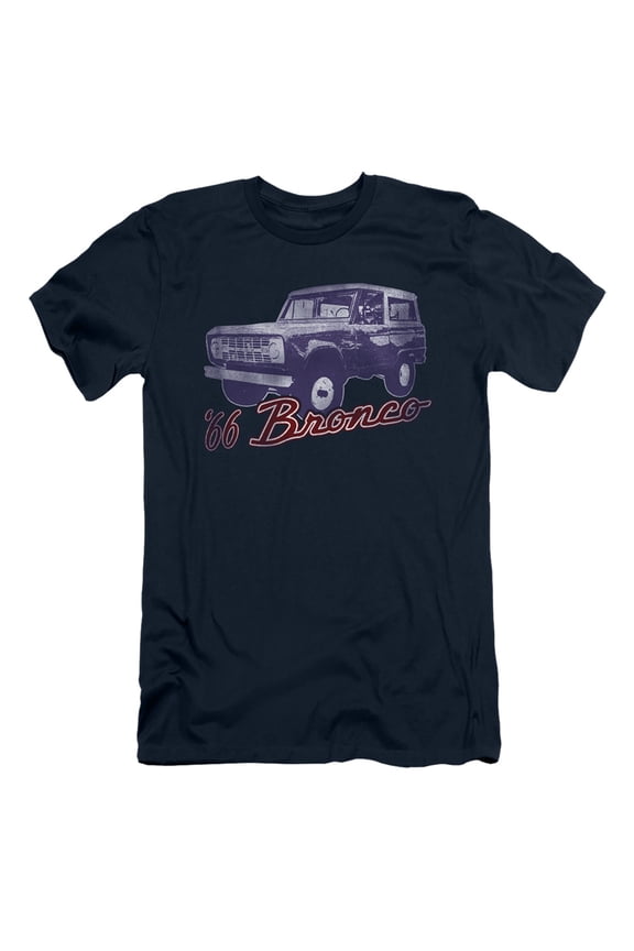 Ford Bronco 66 Bronco Classic S/S Adult 30/1 T-Shirt Navy