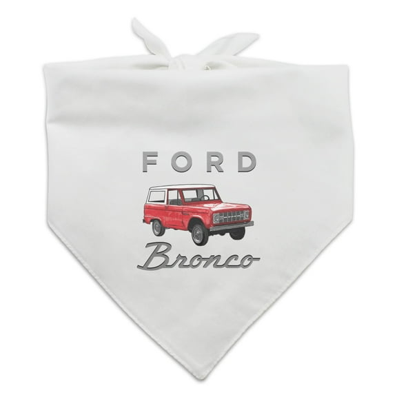 Ford Bronco '66 Illustrated Dog Pet Bandana