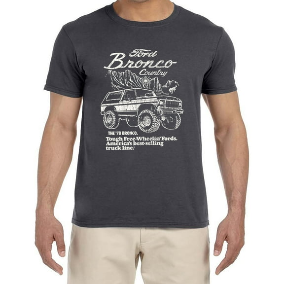 Ford Bronco Accessories Gifts T-shirt Mens Graphic Tees Short Sleeve