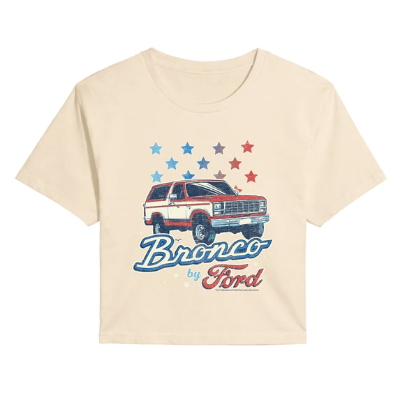 Ford - Bronco Americana Cropped Graphic T-Shirt