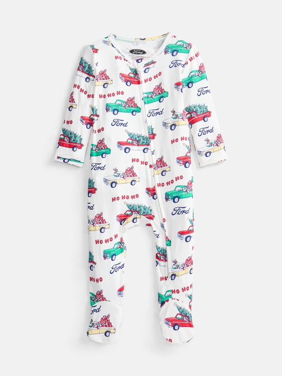 Christmas Baby Boys Sleep & Play Footed Pajamas, One Piece, Sizes NB-6/9M