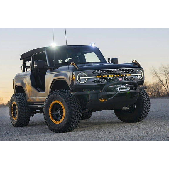 Ford Bronco Badlands Sasquatch 2-Door Concept Wall Indoor - 12x18 Inch Laminated Poster - Stunning Detail and Bold Colors