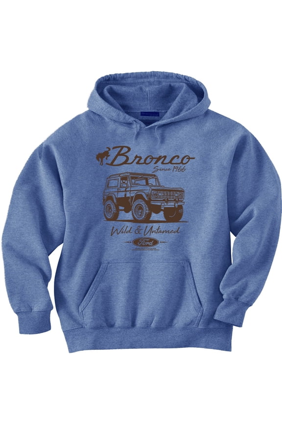 Ford Bronco Blue Hoodie Sweatshirt Clothing Accessories Gifts Mens