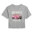 thumbnail image 1 of Ford - Bronco Bow - Juniors Cropped Short Sleeve Graphic T-Shirt, 1 of 4