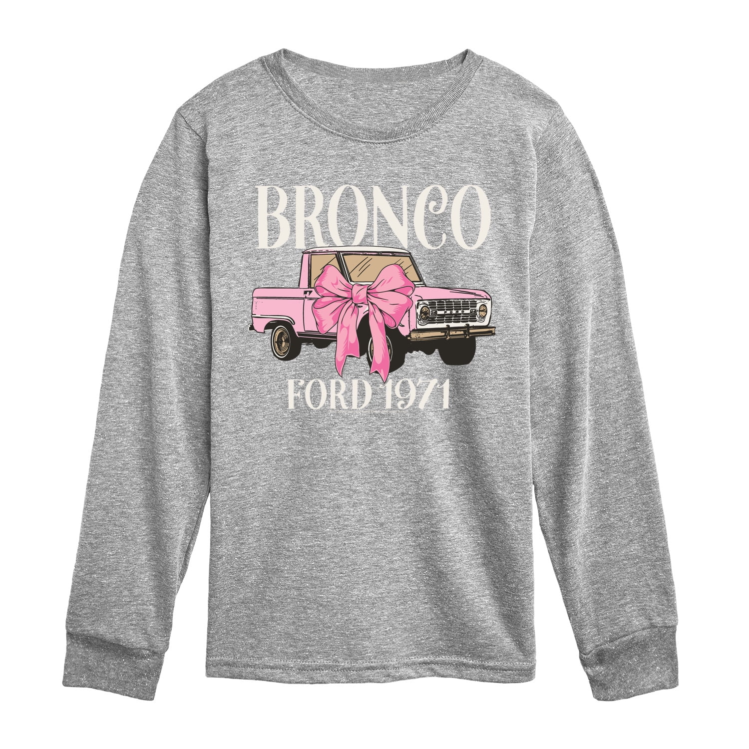 Ford - Bronco Bow - Youth Boys Long Sleeve Graphic T-Shirt