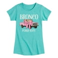thumbnail image 1 of Ford - Bronco Bow - Youth Girls Fitted Short Sleeve T-Shirt, 1 of 4
