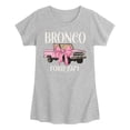 thumbnail image 1 of Ford - Bronco Bow - Youth Girls Fitted Short Sleeve T-Shirt, 1 of 3