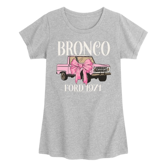 Ford - Bronco Bow - Youth Girls Fitted Short Sleeve T-Shirt