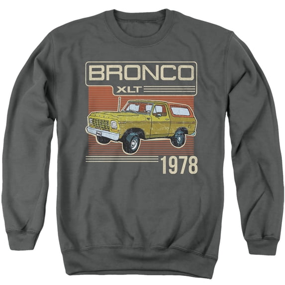 Ford Bronco Bronco 1978 Adult Crewneck Sweatshirt Charcoal