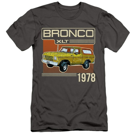 Ford Bronco Bronco 1978 S/S Adult 30/1 T-Shirt Charcoal