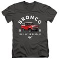 thumbnail image 1 of Ford Bronco Bronco Illustrated S/S Adult V-Neck T-Shirt 30/1 T-Shirt Charcoal, 1 of 1
