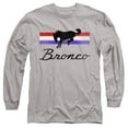 thumbnail image 1 of Ford Bronco Bronco Stripes Long Sleeve Adult 18/1 T-Shirt Athletic Heather, 1 of 1