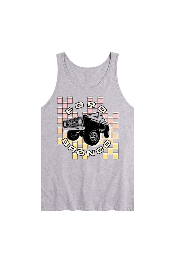 - Bronco Checker - Men's Jersey Tank