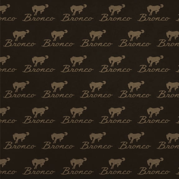 Ford Bronco Chrome Logo Premium Kraft Roll Gift Wrap Wrapping Paper