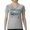 thumbnail image 1 of Ford Bronco Country Girls Don't Need Roads Women's V-Neck T-shirt Vintage Truck Fan 4x4 Off Road Adventure Classic Car Tee, 1 of 7