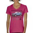 thumbnail image 1 of Ford Bronco Country Girls Don't Need Roads Women's V-Neck T-shirt Vintage Truck Fan 4x4 Off Road Adventure Classic Car Tee, 1 of 7
