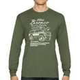 thumbnail image 1 of Ford Bronco Country Tough Free Wheeling 1978 Long Sleeve T-shirt Vintage Truck Fan 4x4 Off Road Classic Car Show, 1 of 7