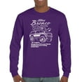thumbnail image 1 of Ford Bronco Country Tough Free Wheeling 1978 Long Sleeve T-shirt Vintage Truck Fan 4x4 Off Road Classic Car Show, 1 of 7