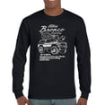 thumbnail image 1 of Ford Bronco Country Tough Free Wheeling 1978 Long Sleeve T-shirt Vintage Truck Fan 4x4 Off Road Classic Car Show, 1 of 7