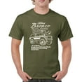 thumbnail image 1 of Ford Bronco Country Tough Free Wheeling 1978 T-shirt Vintage Truck Fan 4x4 Off Road Classic Car Show Men's Tee, 1 of 7