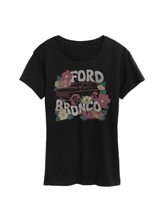 - Bronco Floral Women's Short Sleeve Graphic T-Shirt