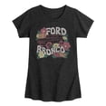 thumbnail image 1 of Ford - Bronco Floral - Youth Girls Fitted Short Sleeve T-Shirt, 1 of 4