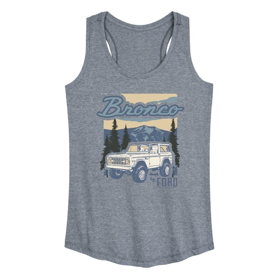 Ford - Bronco Ford Women's Graphic Racerback Tank