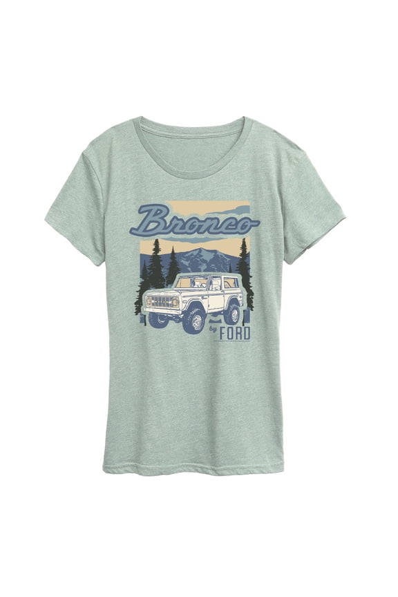 - Bronco Ford - Women's Short Sleeve Graphic T-Shirt