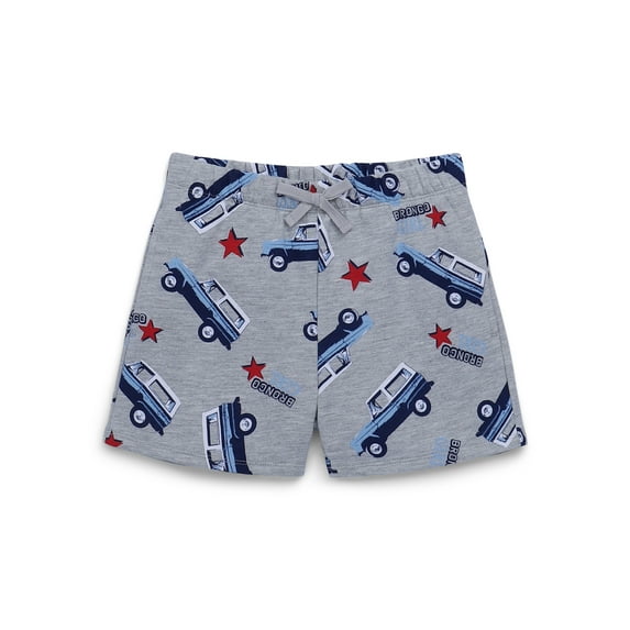 Ford Bronco Girls Americana Print Fleece Shorts, Sizes 4-16