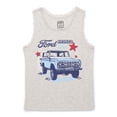 thumbnail image 1 of Ford Bronco Girls Americana Graphic Tank Top with Lace Trim, Sizes 4-16, 1 of 3