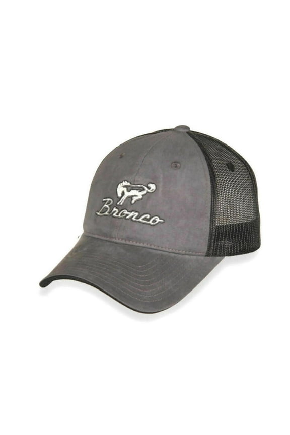 Ford Bronco Graphite and Black Mesh Cap Hat