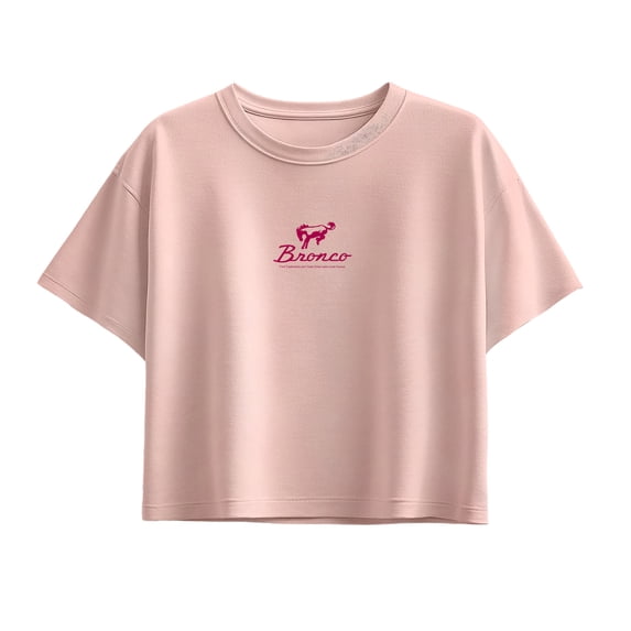 Ford - Bronco Horse Logo Short Sleeve Boxy Graphic T-Shirt