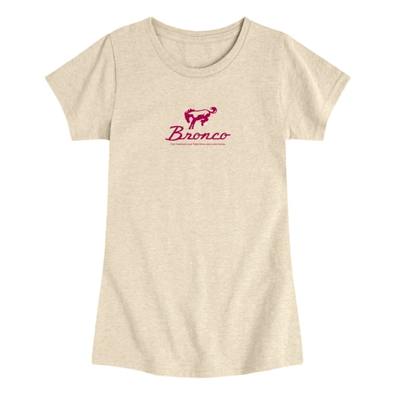 Ford - Bronco Horse Logo Fitted Short Sleeve Graphic T-Shirt
