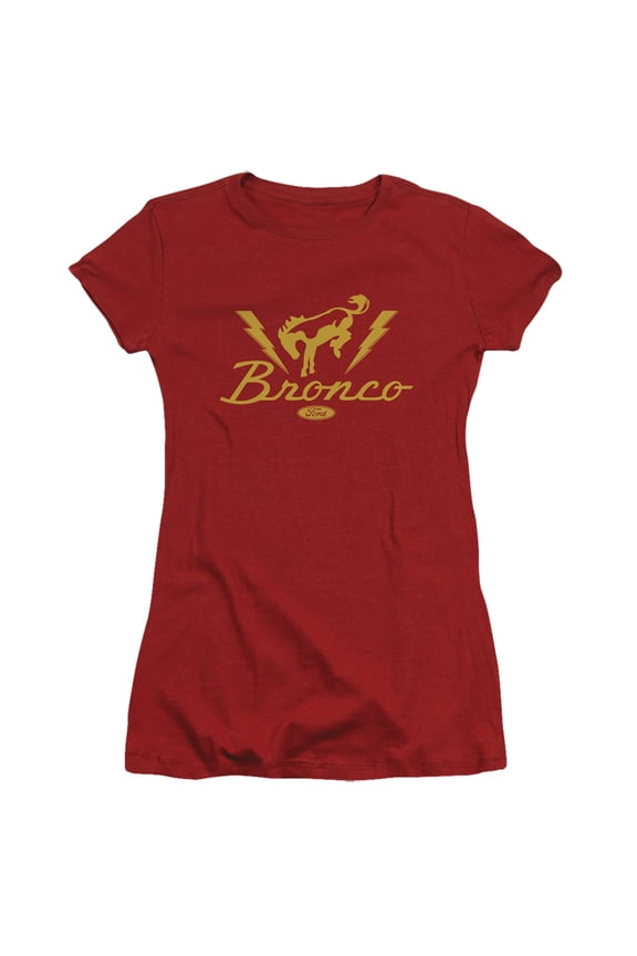 Ford Bronco Lightning Bronco S/S Junior Women's T-Shirt Sheer Cardinal