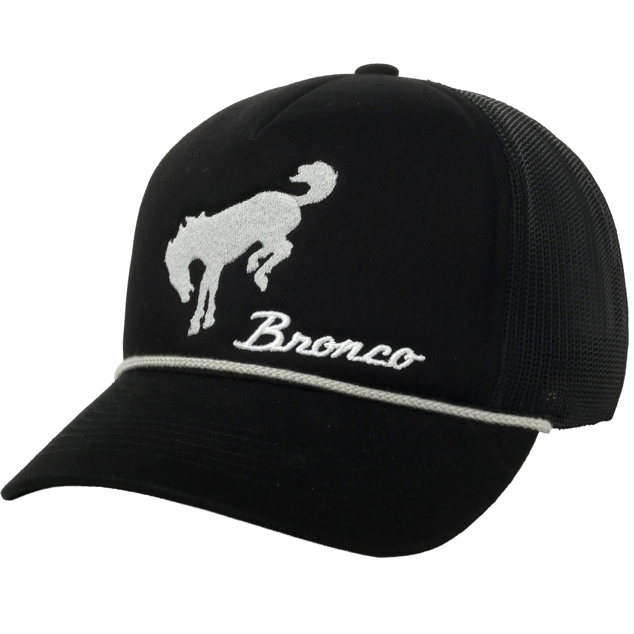 Ford Bronco Logo Black Colorway Adjustable Rope Hat