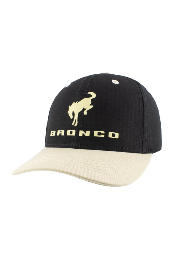 Bronco Logo Print Snapback Hat