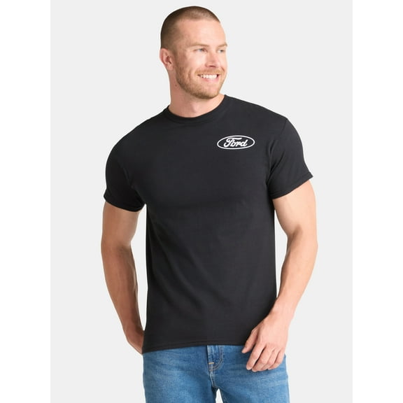 Ford Bronco Men's and Big Men's Cotton Graphic Tee, Sizes S-3XL