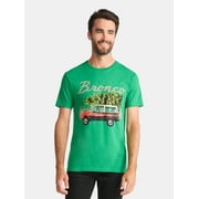 FORD Bronco Men's and Big Men's Holiday Graphic Tee, Sizes S-3XL