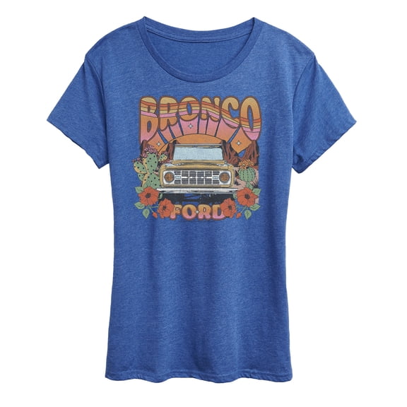 Ford - Bronco Rainbow - Women's Short Sleeve Graphic Tee