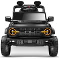 thumbnail image 1 of COCLUB 12V Electric Car for Kids, Licensed Ford Bronco Raptor Ride on Toys with Remote Control, Electric 4 WheelerW/ Suspension, 3 Speeds, Led Lights, Bluetooth, Kids Cars to Drive Truck Black, 1 of 8