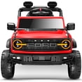 thumbnail image 1 of COCLUB 12V Electric Car for Kids, Licensed Ford Bronco Raptor Ride on Toys with Remote Control, Electric 4 WheelerW/ Suspension, 3 Speeds, Led Lights, Bluetooth, Kids Cars to Drive Truck Red, 1 of 8