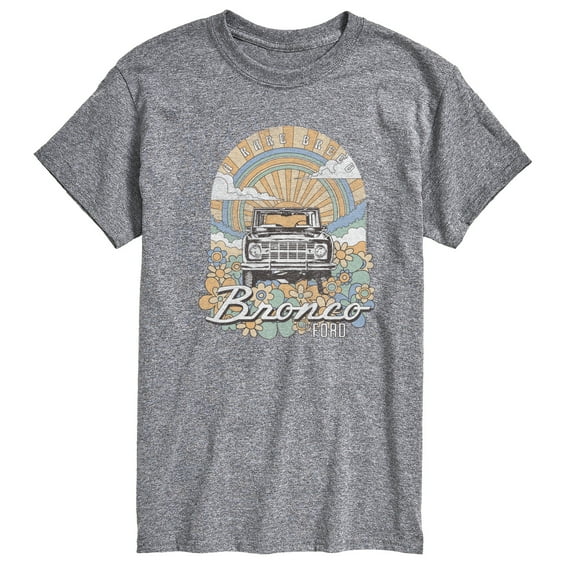 Ford - Bronco Rare Breed Retro Nature Scene - Men's Short Sleeve T-Shirt