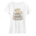 thumbnail image 1 of Ford - Bronco Rare Breed Retro Nature Scene - Women's Short Sleeve Graphic Tee, 1 of 5