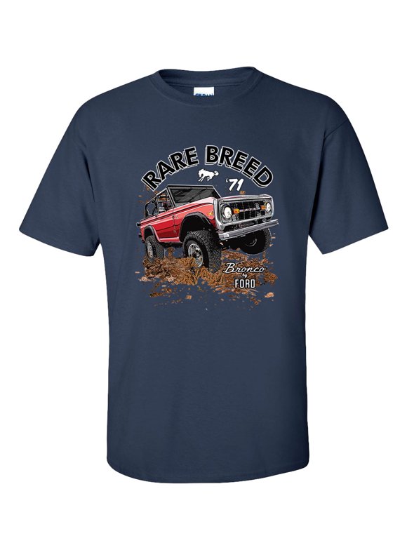 1974 Orange Bronco Classic Car T-Shirt – Unisex Tee With Vintage Muscle Car Design