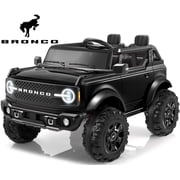 Licensed Ford Bronco 24V 2 Seater Truck Battery Powered Ride on with Remote Control & Bluetooth, Electric Car for Kids Toddler, Black