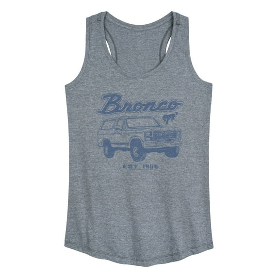 Ford - Bronco Sketch - Women's Racerback Graphic Tank